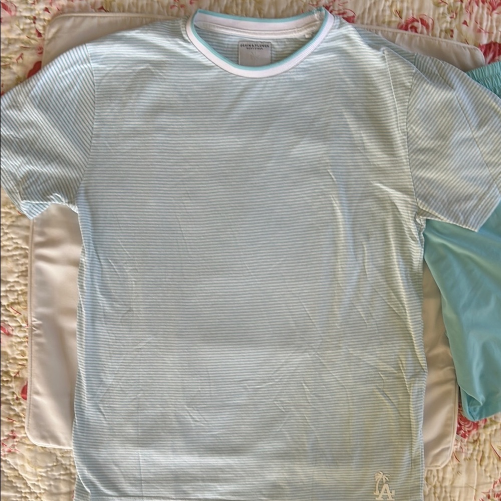 Light Blue Pin Striped Men's Shirt